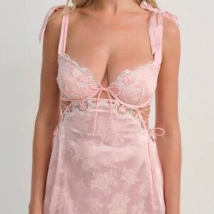 NWT For Love and Lemons Le Fleur Slip Dress